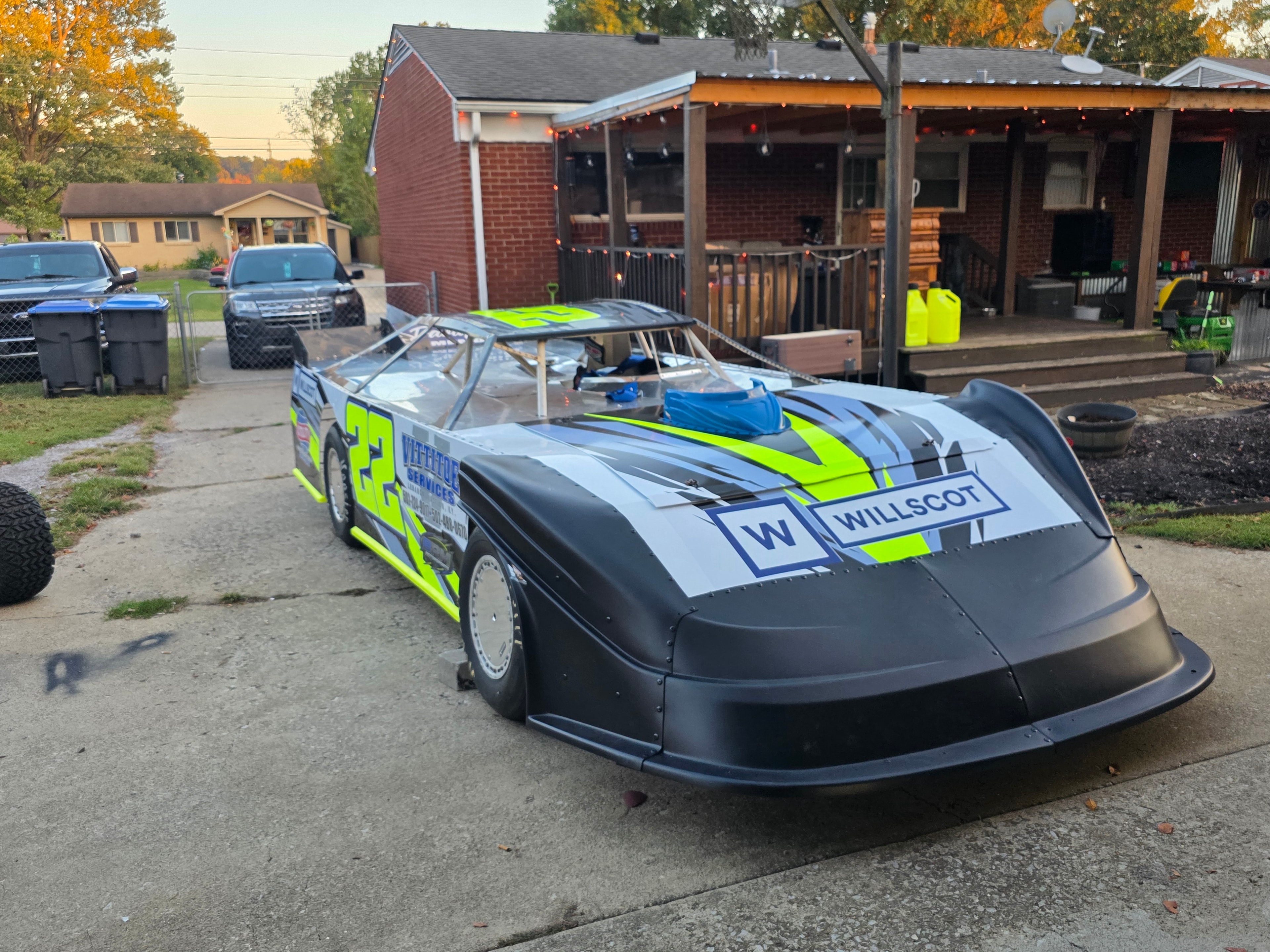 BRM Motorsports #22 — rear three-quarter view showing WillScot rear wing