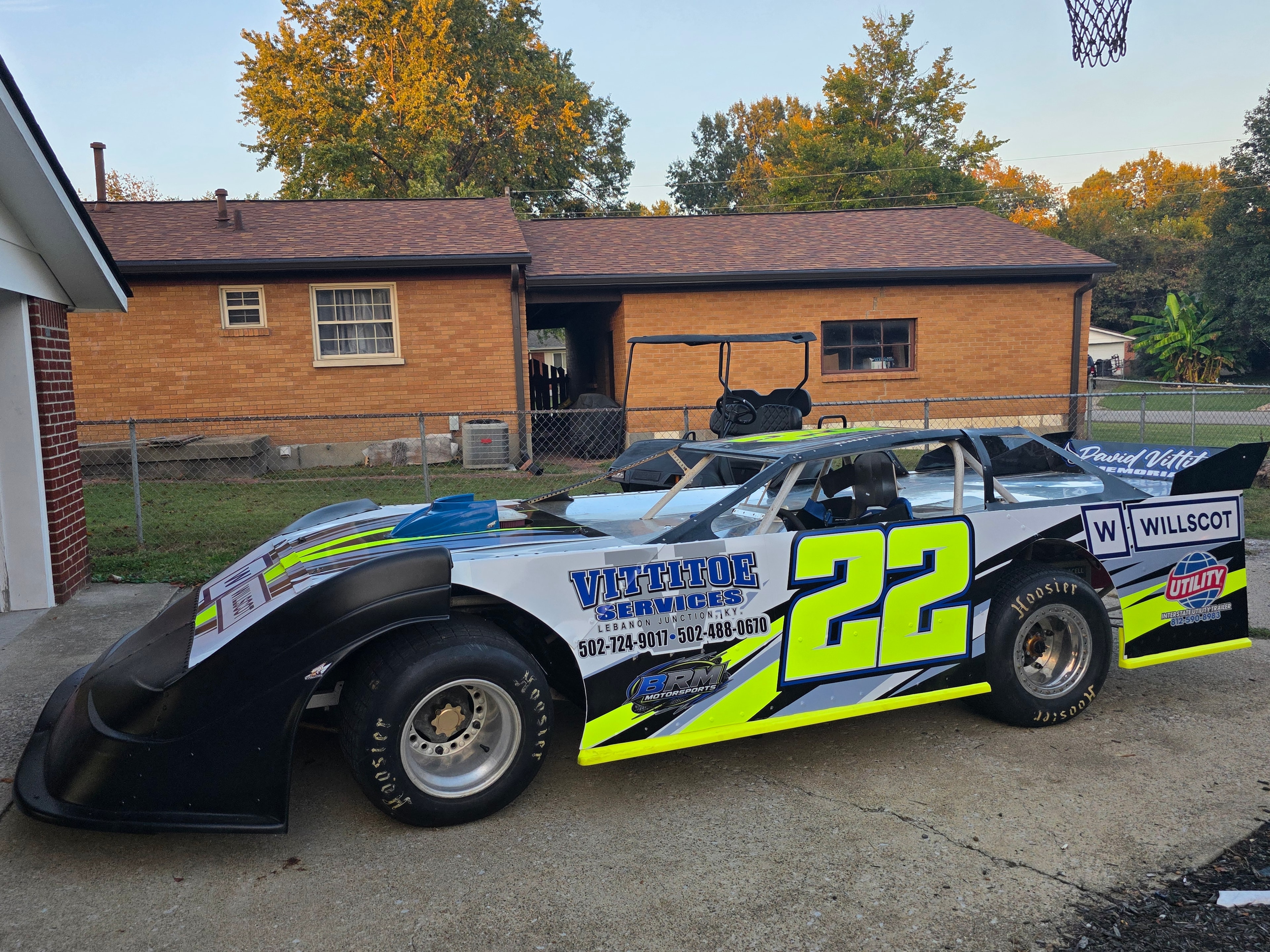 BRM Motorsports #22 — full car side view
